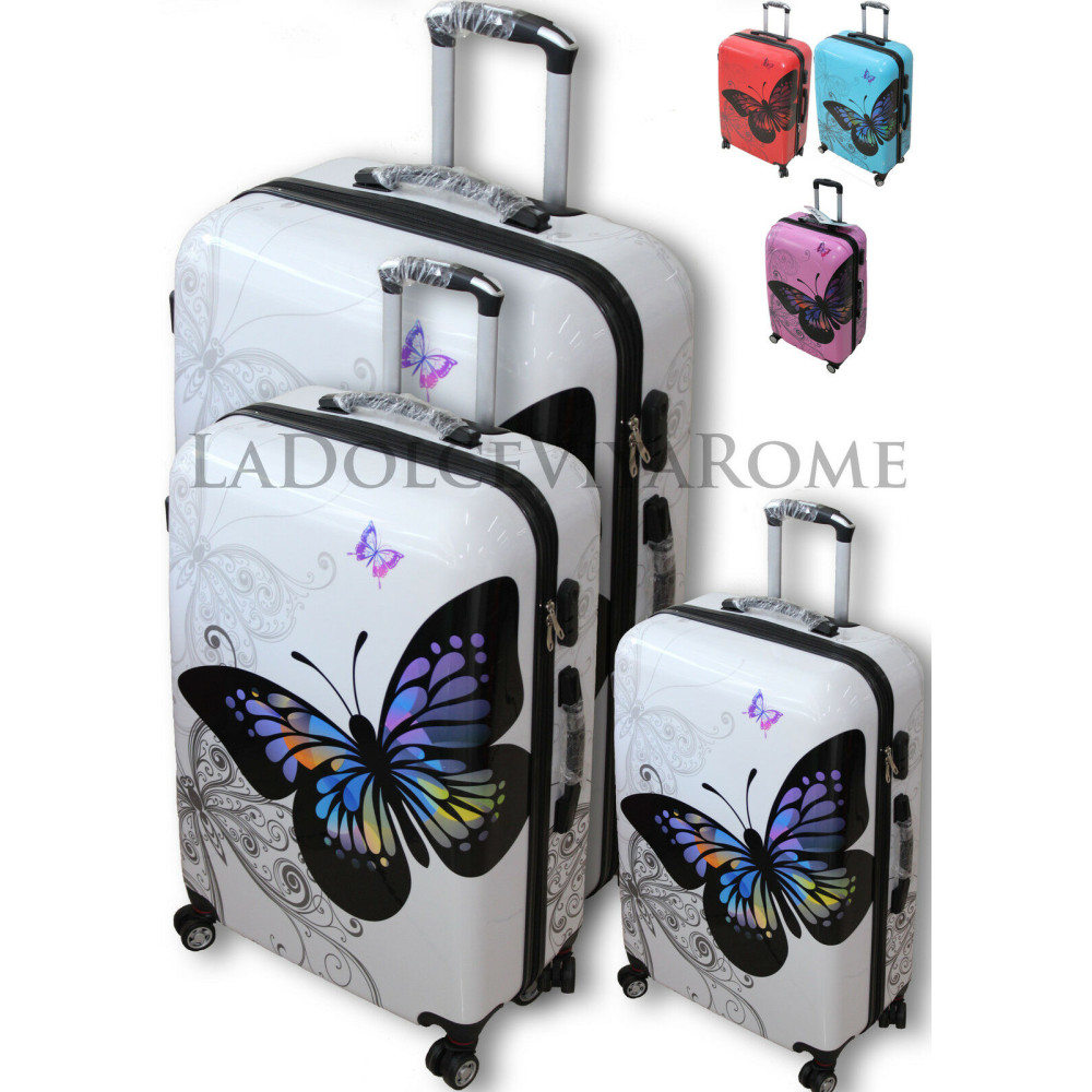 Trolley Bagaglio A Mano Abs Rigido 8 Ruote Idoneo Ryanair 55x40x20 - Foto 9